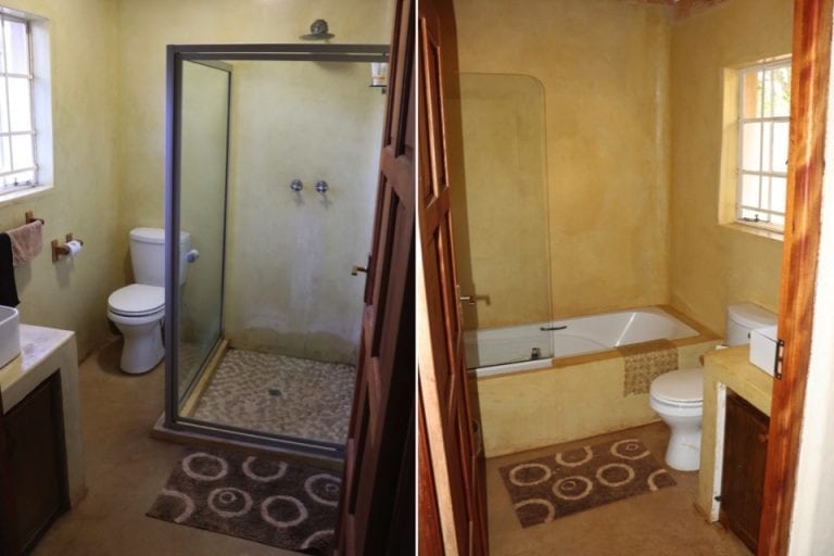 Murchison view cottage bathrooms